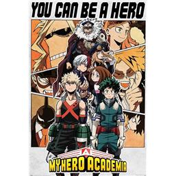 My Hero AcademiaYou Can Become a Hero Plakat