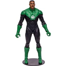 Green Lantern (John Stewart) Endless Winter Build A Action Figure 18 cm