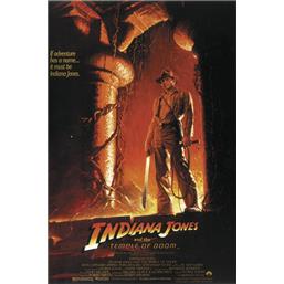 Indiana JonesTemple Of Doom Plakat (US)