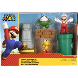 Super Mario Bros.Ørken Diorama Set 6cm