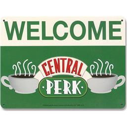 Perk Welcome Tin Skilt 15 x 21 cm