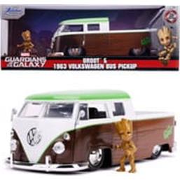 Guardians of the GalaxyBus Pickup Groot 1963 Diecast Model 1/24
