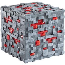 Illuminating Redstone Ore Cube Replica 10 cm