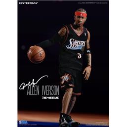 NBAAllen Iverson Limited Retro Edition Real Masterpiece Action Figure 1/6 30 cm