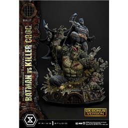 Batman Versus Killer Croc Deluxe Bonus Version Ultimate Premium Masterline Series Statue 71 cm
