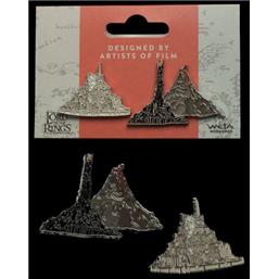 Lord Of The RingsMinas Tirith & Mt. Doom Collectors Pins 2-Pack