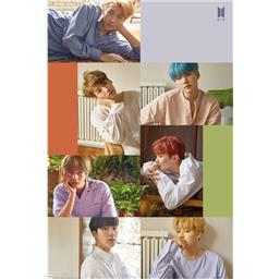 BTS Group Collage Plakat