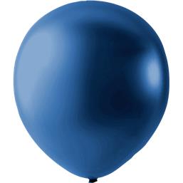 Diverse: Mørkeblå Metallic Latex balloner 31 cm 100 styk