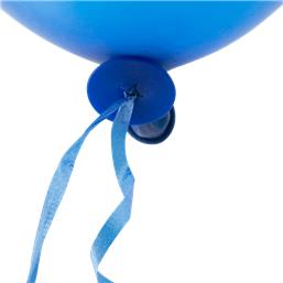 Mørkeblå Ballonlåse med bånd 100 styk