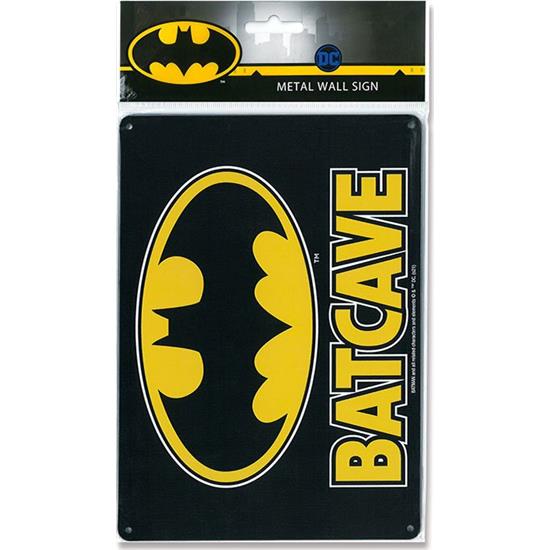 Batman: Batcave Tin Skilt 15 x 21 cm