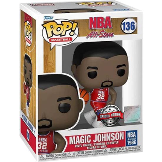 NBA: Magic Johnson Exclusive NBA Legends POP! Basketball Vinyl Figur (#136)