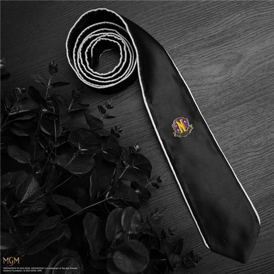 Wednesday: Wednesday Woven Necktie Nevermore Deluxe Edition