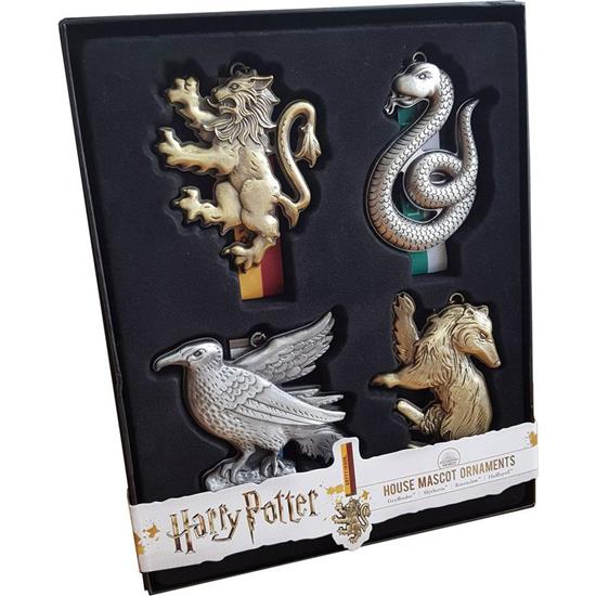 Harry Potter: Hogwarts Mascots Julepynt 4-Pak