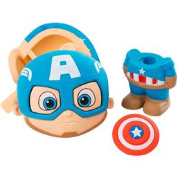 Captain America 3D Puslespil Viskelæder