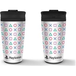 Sony PlaystationPlayStation Controller Knapperne Travel Mug