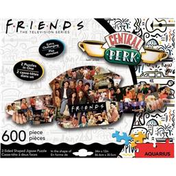 Friends 2-Sidet Puslespil (600 brikker)