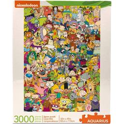 Nickelodeon: Nickelodeon Cast Puslespil (3000 brikker)