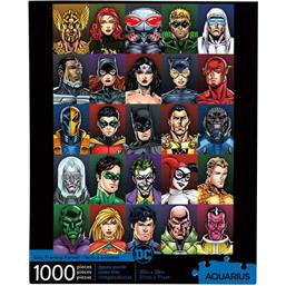 DC Comics Faces Puslespil (1000 brikker)