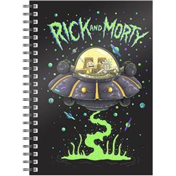 Rick & Morty Space Ship Notesbog