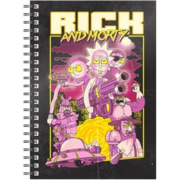 Rick & Morty Plakat Notesbog