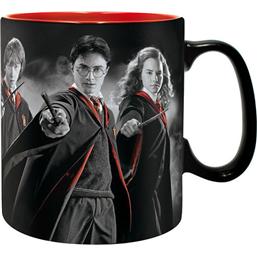 Gryffindor Krus med Ron, Harry og Hermione