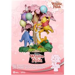 Winnie the Pooh Cherry Blossom Version D-Stage Diorama 15 cm