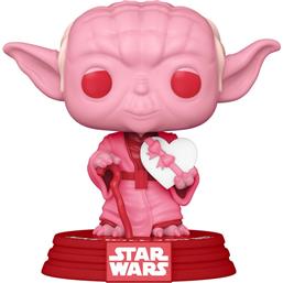Star Wars: Yoda w/Heart POP! Valentines Vinyl Figur (#421)