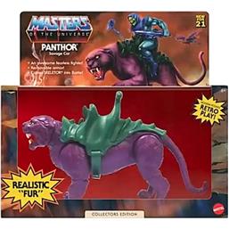 Masters of the Universe (MOTU)Panthor Flocked Collectors Edition Exclusive Origins Action Figure 14cm
