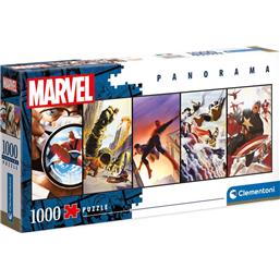MarvelMarvel Comics Panels Panorama Puslespil (1000 brikker)