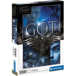 Game Of Thrones: Three-Eyed Raven Puslespil (1000 brikker)