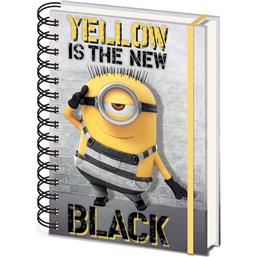 Minions Yellow Is The New Black Notesbog