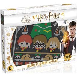 Harry Potter: Jul på Hogwarts Puslespil (1000 brikker)
