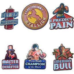 Rocky Pin Badge 6-Pack 45th Anniversary Limited Edition