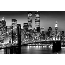 Byer og Bygninger: New York Lights plakat