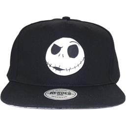 Nightmare Before Christmas: Jack Face Rubber Badge Cap 