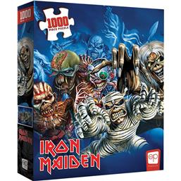 Iron Maiden: The Faces of Eddie Puslespil (1000 pieces)