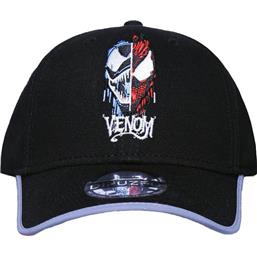 Venom Blue & Red Curved Bill Cap