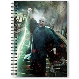 Harry Potter: Voldemort Poster Notebook with 3D-Effect 