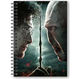 Harry Potter vs. Voldemort Notebook with 3D-Effect 