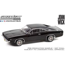 John Wick: Dodge Charger R/T 1968 Diecast Model 1/43