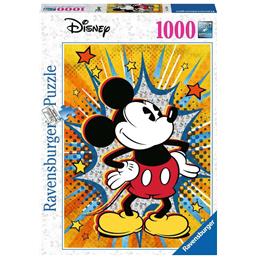Retro Mickey Mouse Puslespil (1000 brikker)