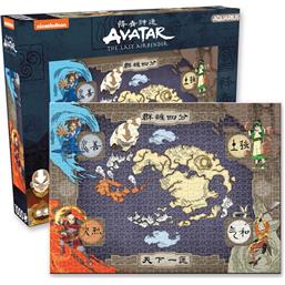 Avatar: The Last AirbenderThe Last Airbender Map Puslespil (1000 brikker)