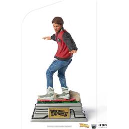 Marty McFly on Hoverboard Statue