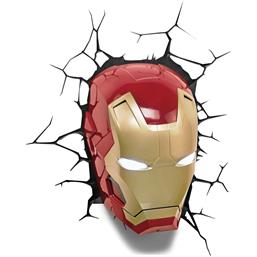 Iron Man: Iron Man 3D Hjelm LED Lampe