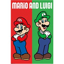 NintendoMario og Luigi Plakat