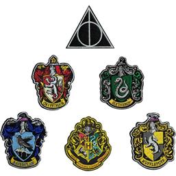 Harry Potter Patches 6-Pak House Crests