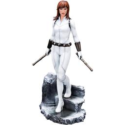 Black Widow White Costume Limited Edition ARTFX Premier PVC Statue 1/10 21 cm