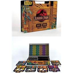 Jurassic Park & WorldTrivia Bid to Win Board Game  *English Version*