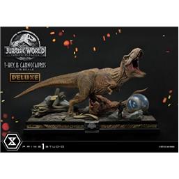 T-Rex & Carnotaurus Deluxe Version Statue 1/15 90 cm