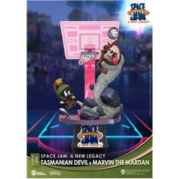 Tasmanian Devil & Marvin The Martian New Version D-Stage Diorama 15 cm